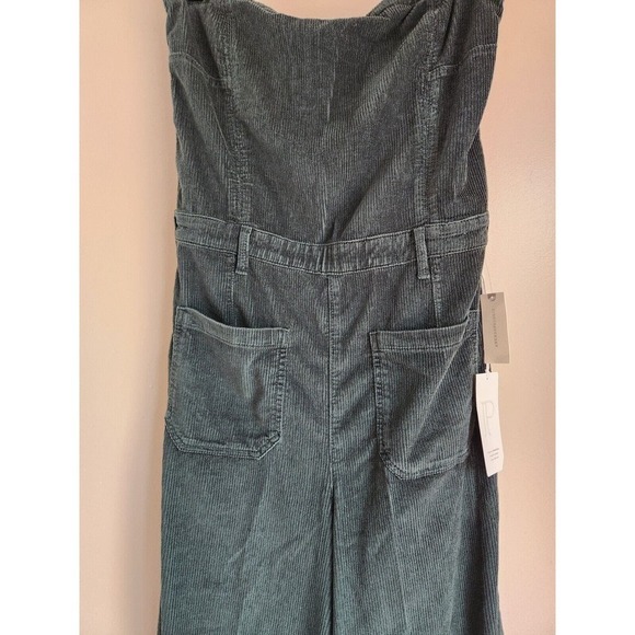 NWT Anthropologie Pilcro Skipper Corduroy Crop Wide-Leg Jumpsuit Sz 16 - Picture 7 of 13